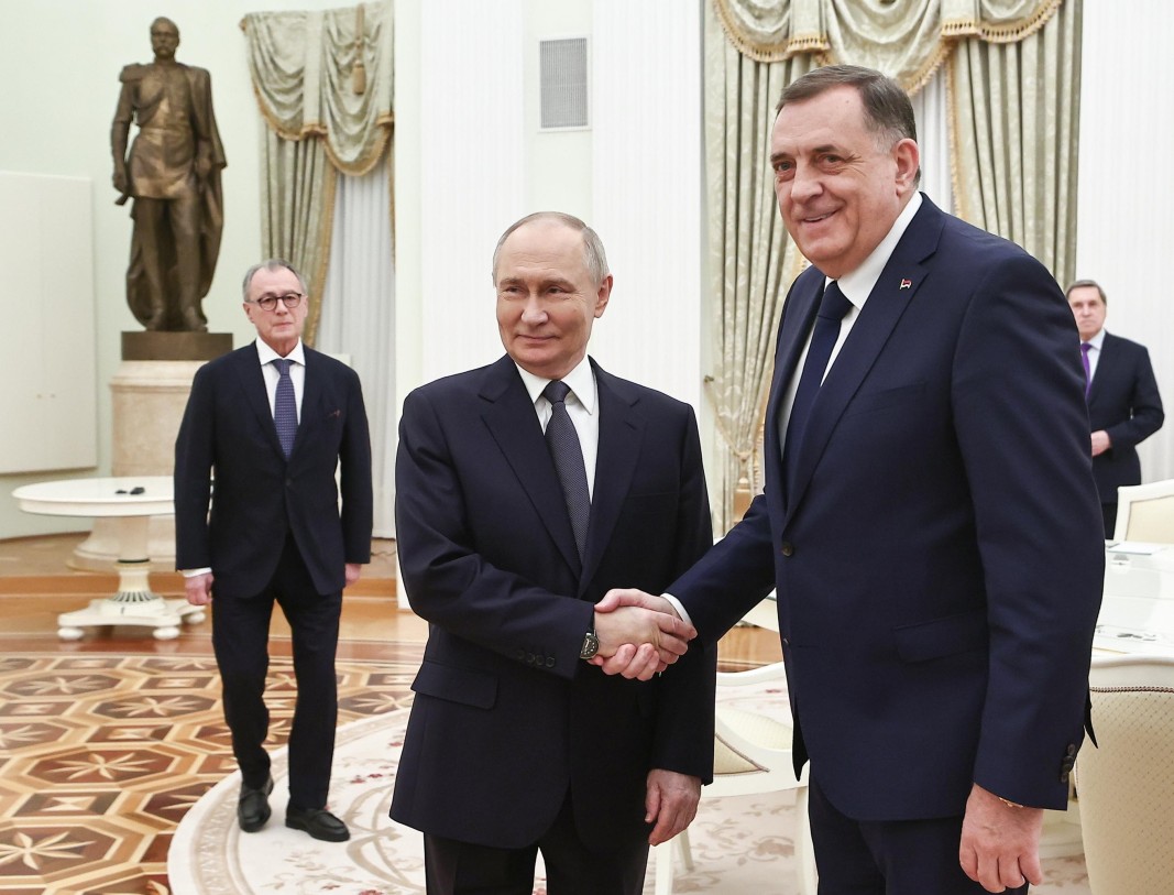 Путин се срещна в Кремъл с лидера на боснеските сърби Милорад Додик