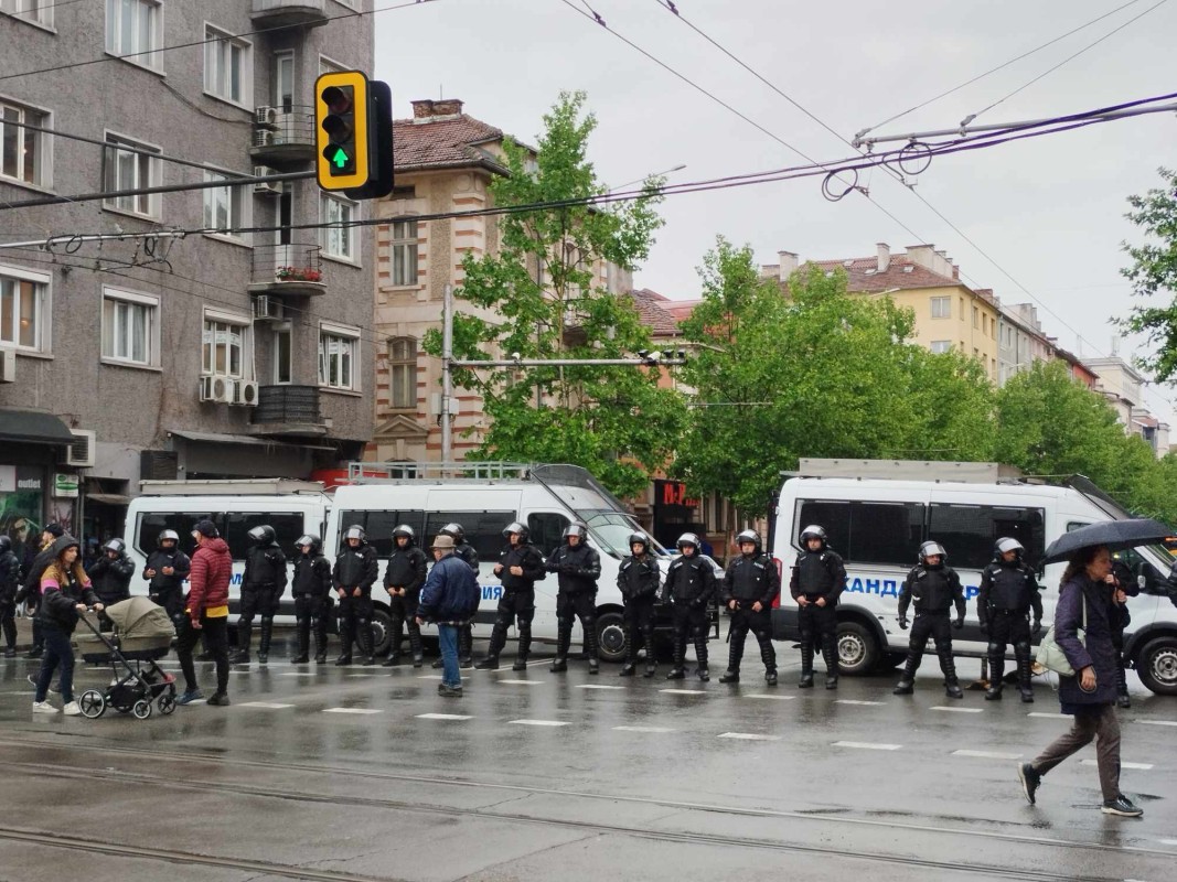 Засилено полицейско присъствие в центъра на София заради финала за Купата на България