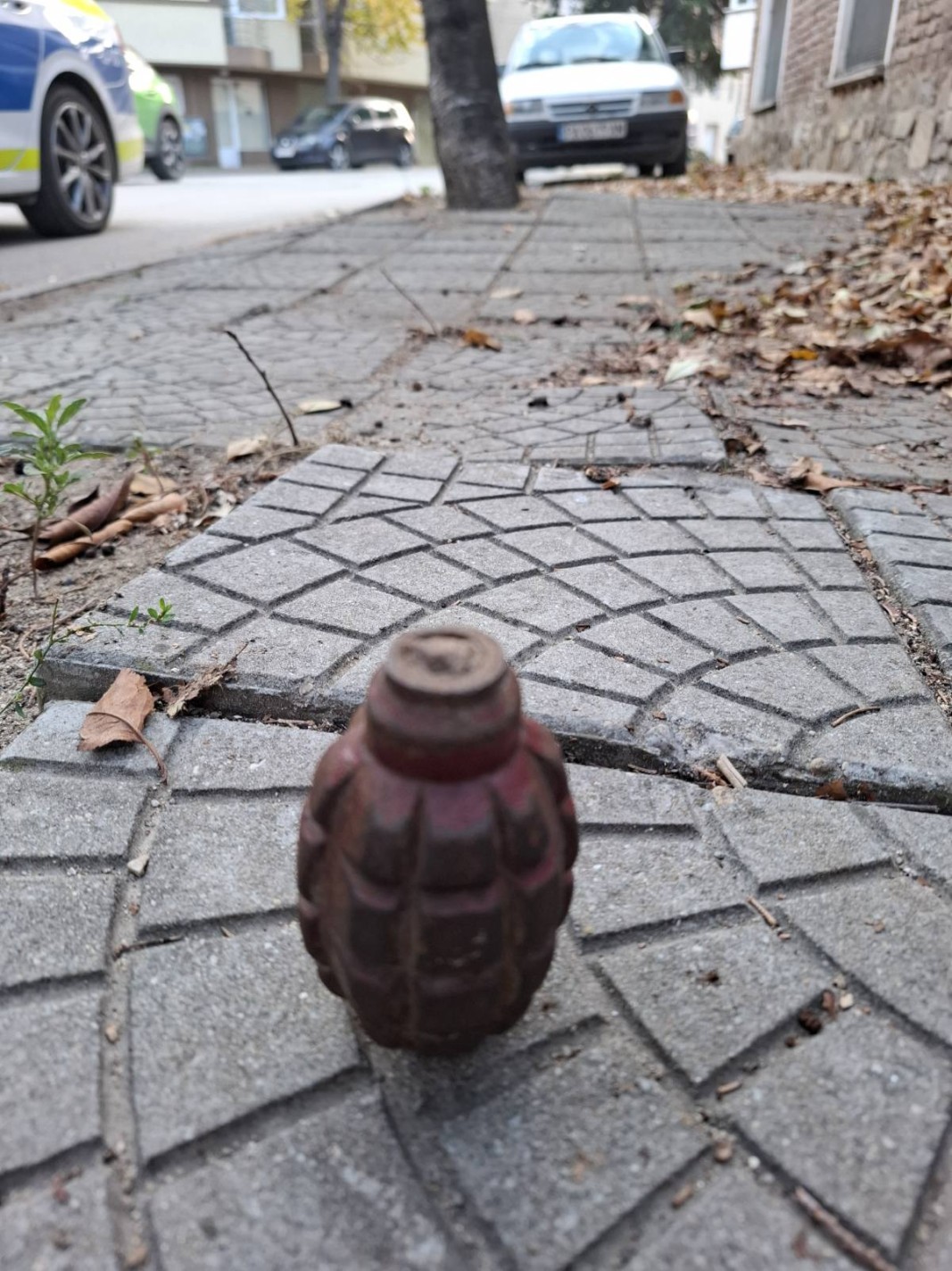 Откриха граната на улица в Пазарджик