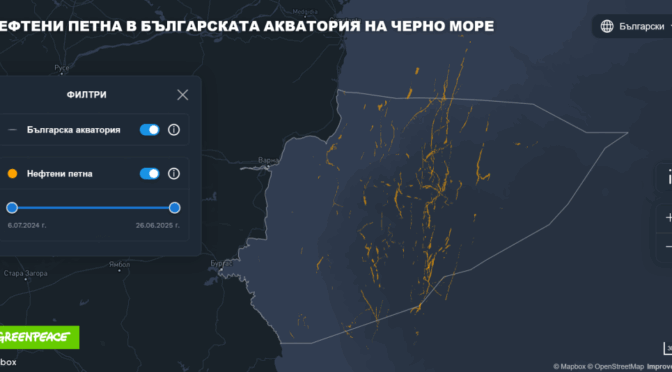 Екоорганизации алармираха за над 170 нефтени петна в Черно море за година