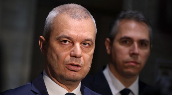 Костадинов поиска референдум от НС за бъдещето на България и еврозоната