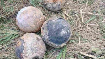 Военнослужещи обезвредиха четири артилерийски гюлета, открити в Дунав