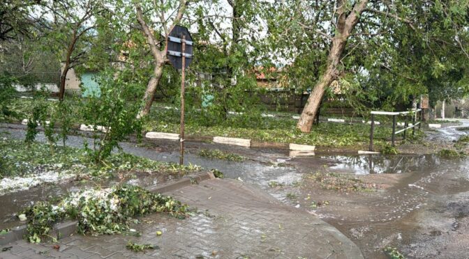Обявиха бедствено положение в беловското село Дъбравите