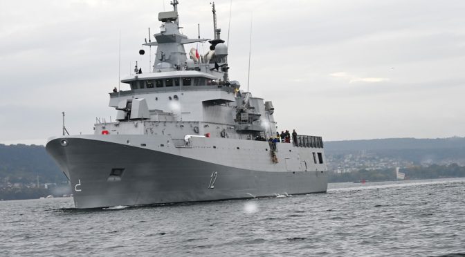 Започнаха ходовите изпитания на първия модулен патрулен кораб за ВМС