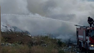 Овладян е пожарът в депото за отпадъци край старозагорското село Ракитница