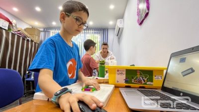 Игра и логическо мислене в училището по роботика в Русе