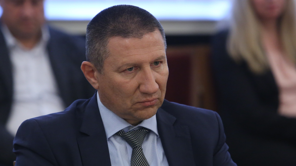 Демонстрация пред Съдебната палата в София за оставката на Сарафов