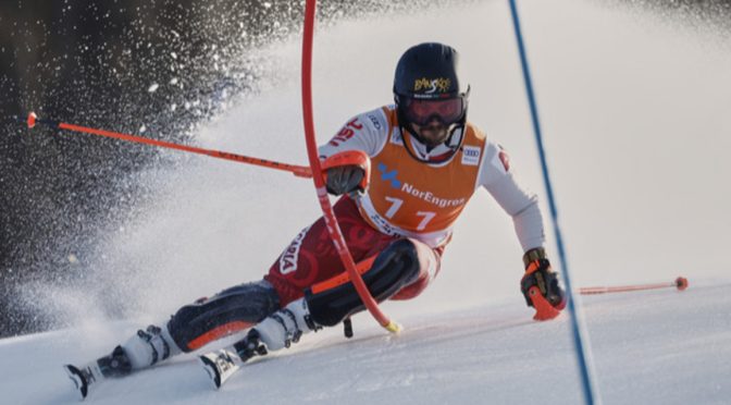 Алберт Попов 18-ти в слалома в Шладминг