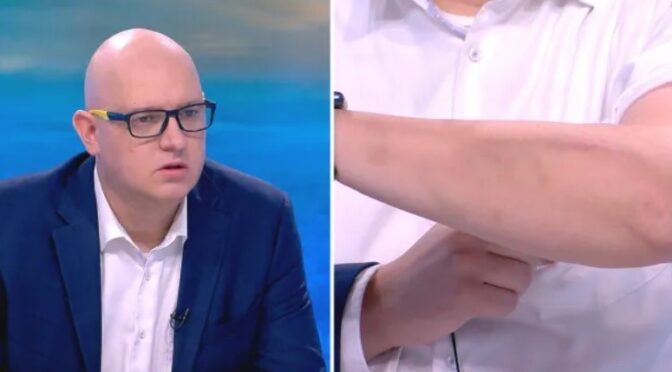 Отведеният от полицията вицепрезидент на КНСБ по време на протеста: Още имам синини!