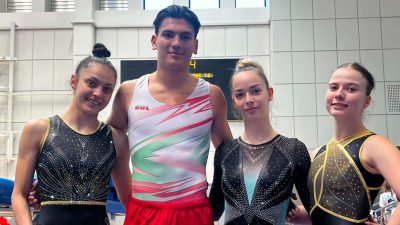 България с четирима състезатели на СК по скокове на батут в Португалия