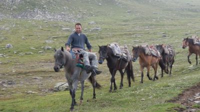 Около 30 евро струва пренасянето на багаж с кон до Седемте рилски езера