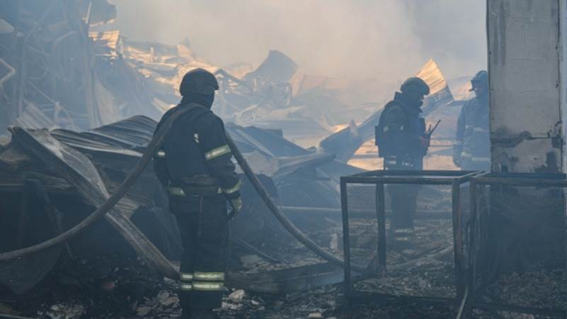 Локализиран е пожарът в руско петролно депо в Сочи, причинен от украинска атака с дронове