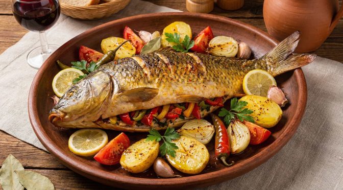Пълнен шаран на фурна – традиционна рецепта за Никулден и празнична трапеза