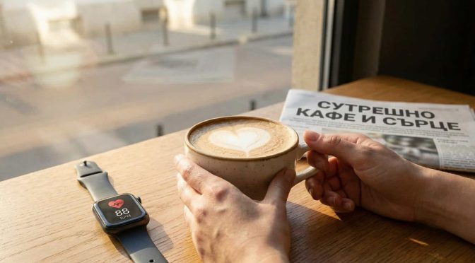 Сутрешно кафе и сърце: Защо пулсът се учестява?