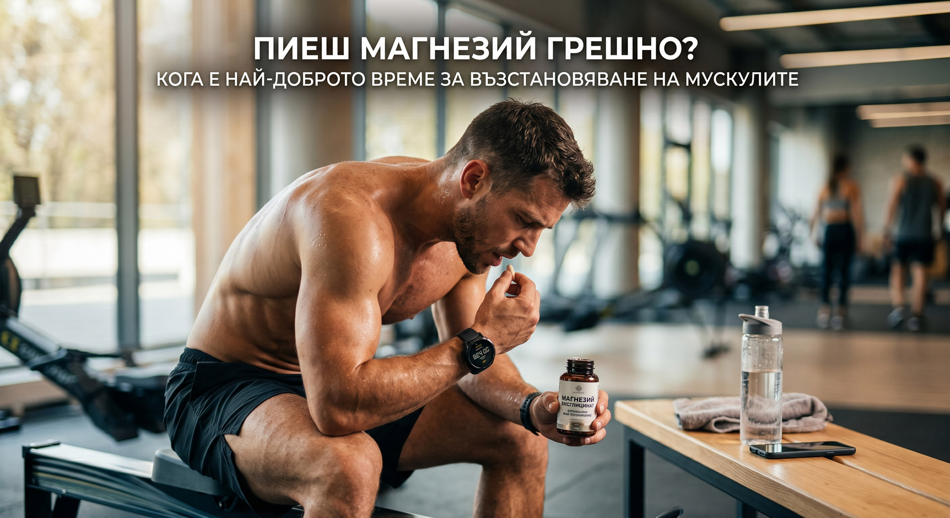 Пиеш магнезий грешно? Кога е най-доброто време за възстановяване на мускулите