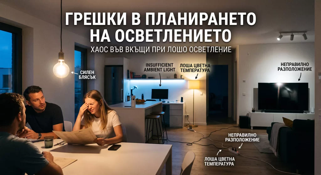 планирането на осветлението